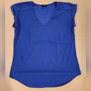 Express blue top women's large